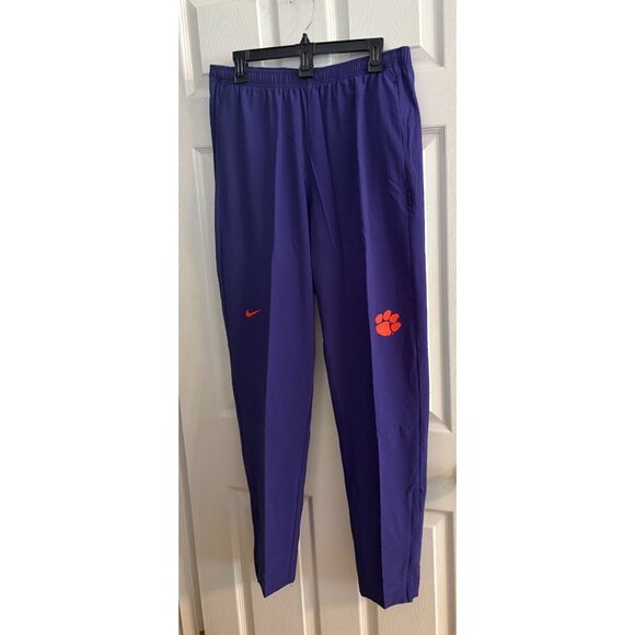 Clemson Nike On Field Dri-Fit Pants - Purple - Men's NEW XL-TALL-MSRP $60 - Picture 1 of 6